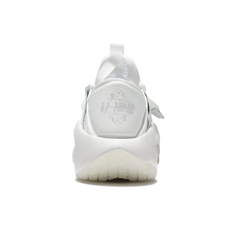 Li Ning Cloud Travel C4D Bequeme Vielseitige Stoßdämpfende Rutschfeste Abriebfeste Low-Top Sport-Freizeitschuhe Herren Sneaker Off-White AZGS047-1