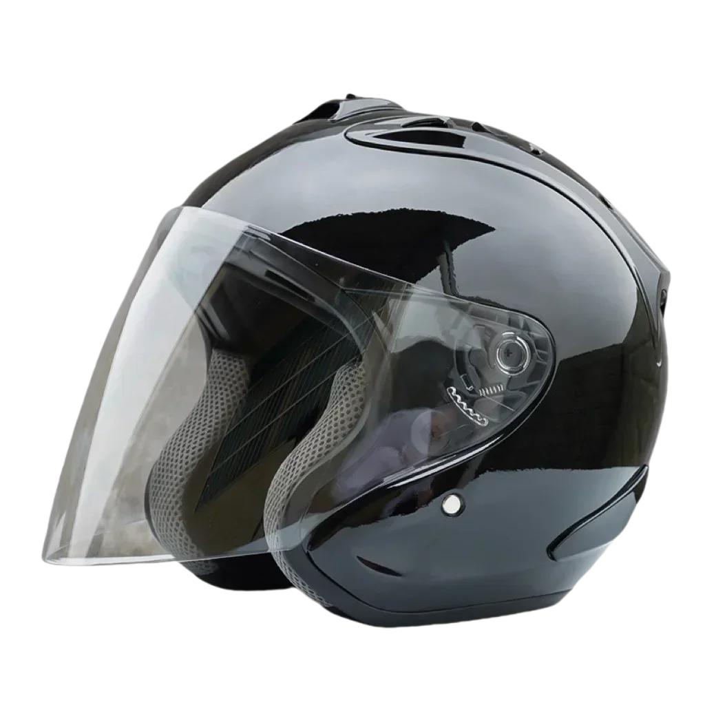 SZ Ram 3/4 Open Face Helmet Approved Racing Safety Hat Summer Season Safety Single Len Motorcycle Helmet Women Men ECE Capacete