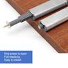 20pcs Practical Push Release Latch Gray Touch Latch Hardware Convenient Push Open Latch  Drawer