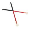 2 Pcs Timpani Mallet Soft Wool Felt Head Anti Slip Rubber Handle Alloy Percussion Stick