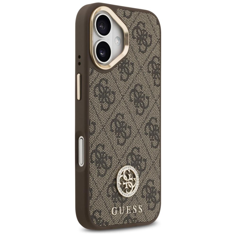 Guess Funda 4G Strass Logo y Correa Grande Para Iphone 17 Magsafe Metal