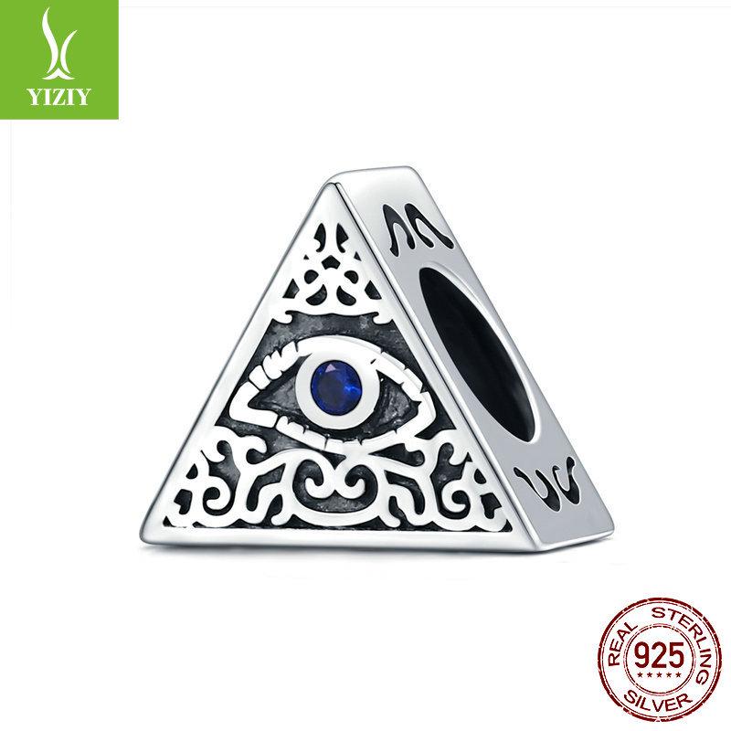 S925 Silver Beads 'New Devil Eye' DIY Bracelet Accessories - SCC1567