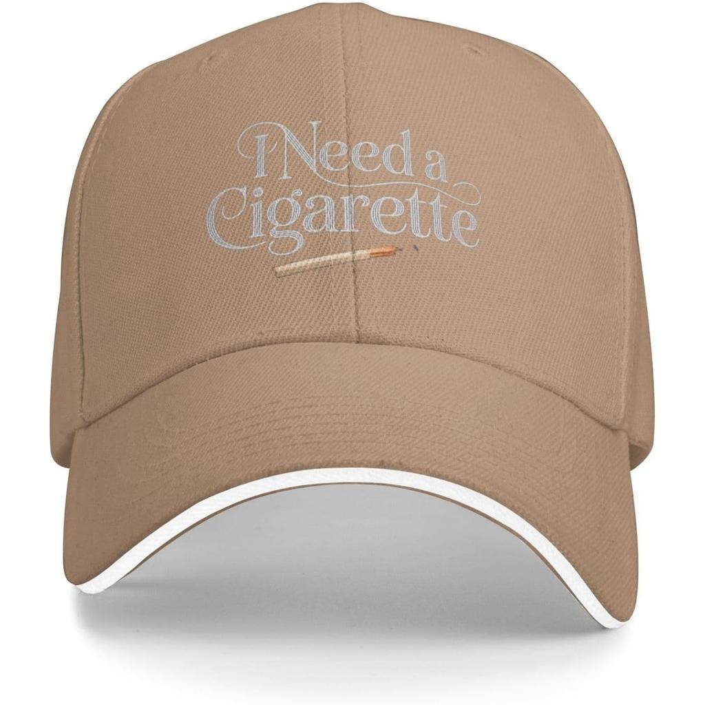 I Need A Cigarette Baseball Cap Funny Adult Unisex Casual Polyester Hat