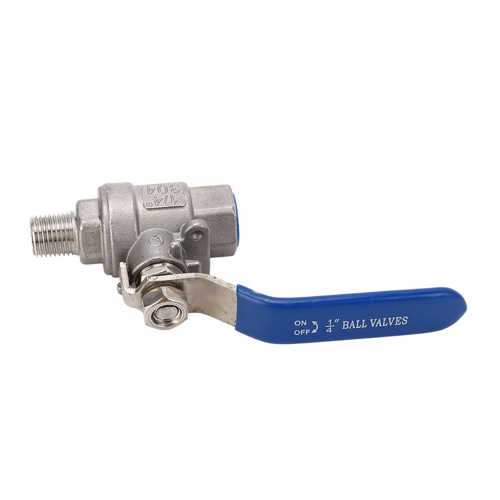 NPT Kugelhahn Innengewinde Außengewinde 1/4 Zoll Gewinde Gute Abdichtung Edelstahl Kugelhahn für Wasser Öl Gas