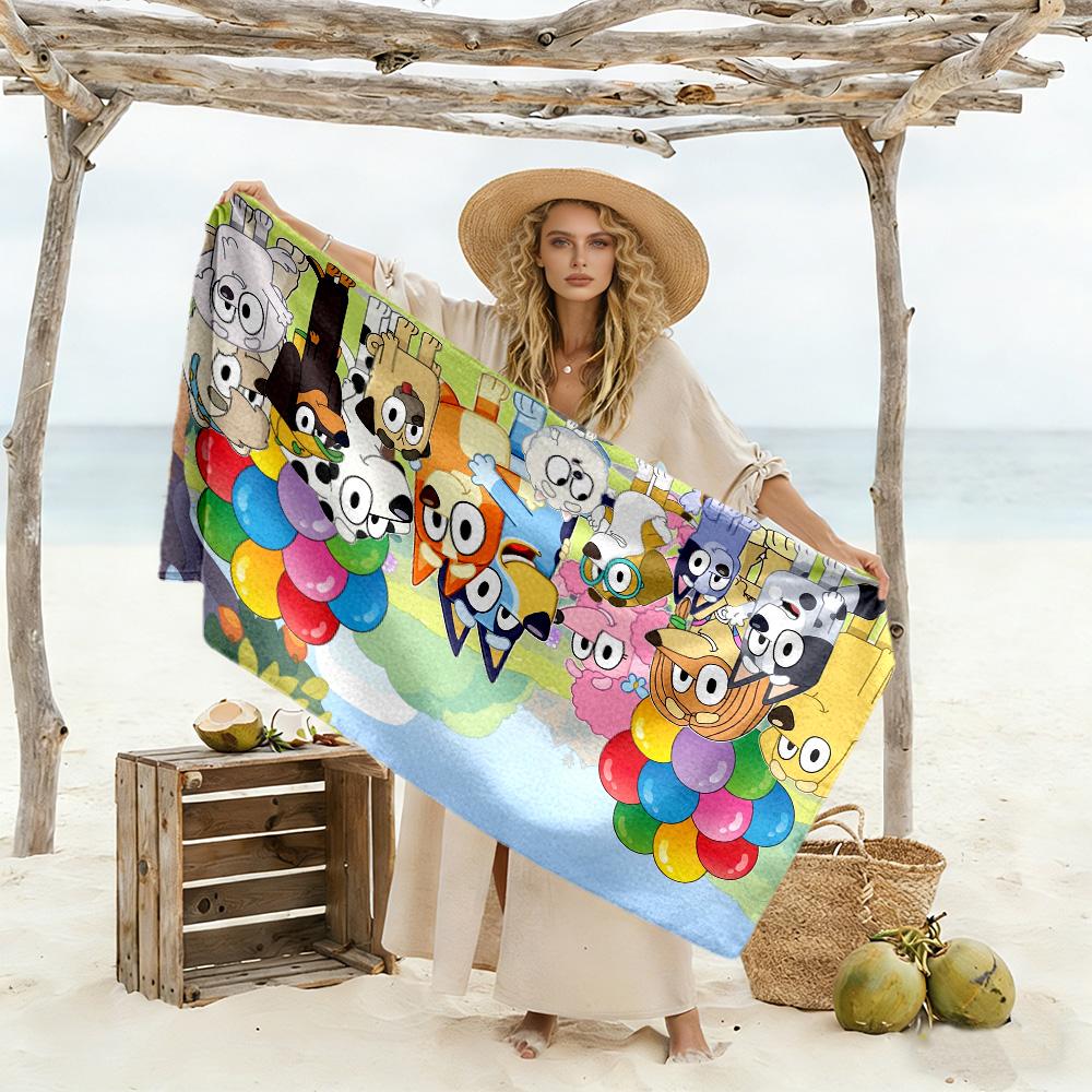 Halloween Costumes Fun Beach Towel Quick-Dry Soft Microfiber Comfortable Lightweight Suitable for Swimming, Gym, Camping, Yoga Vacation