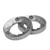 2pcs Burrs Replacement for Rancilio Coffee Grinder 50MM Diameter Stainless Steel 3 Hole Burr Set