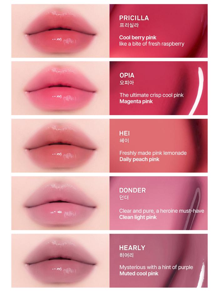 NAMING Glowy Heart Lip Tint 5.7g (24 Colors)