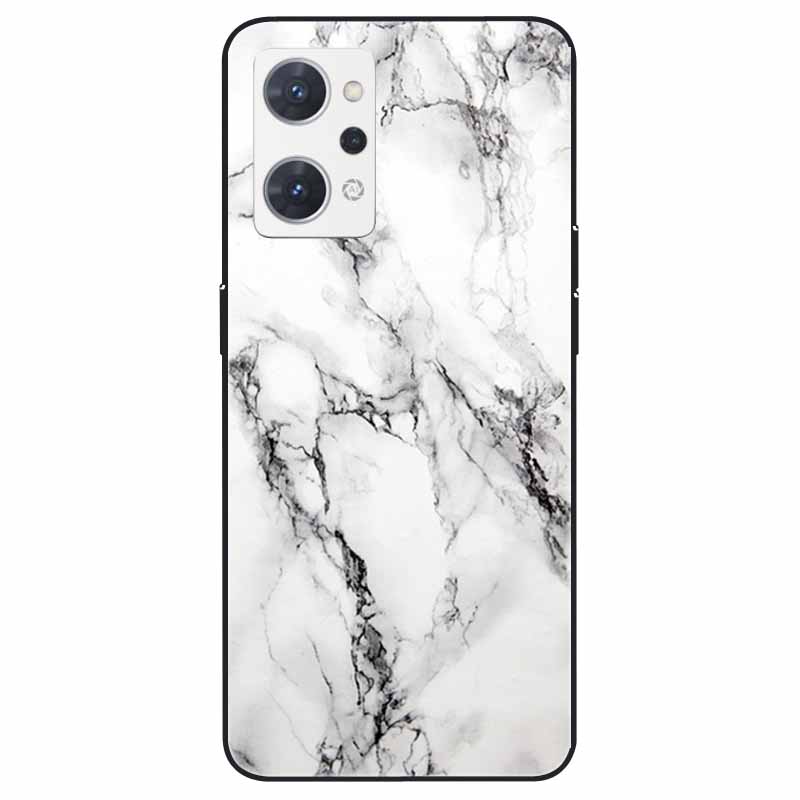 For OPPO Reno 9A 7A Case Soft TPU Fashion Marble Silicone Bumper Covers for OPPO Reno 9 A 5G CPH2523 Reno7A Protector Reno9 A