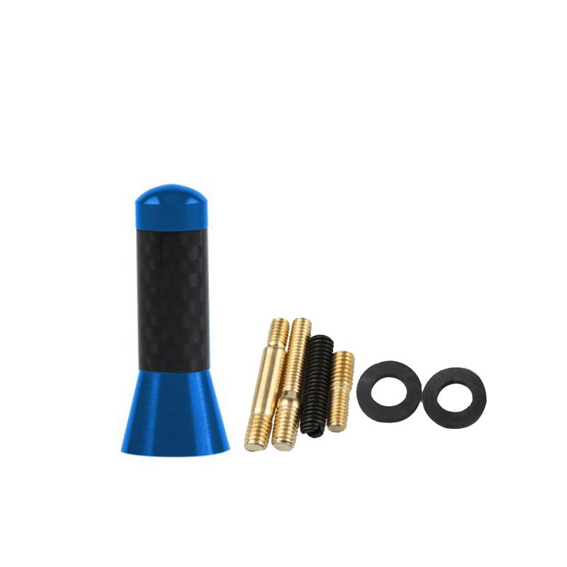 

3,5 см Совершенно новая черная винтовая металлическая короткая антенна-пипка Стайлинг автомобиля Антенна на крышу Усиленный сигнал Автоаксессуары