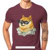 Crypto Cryptocurrency Dogecoin Doge T Shirt Classic Grunge Summer Big Size Pure Cotton Unisexs Tops Harajuku Oneck Tshirt