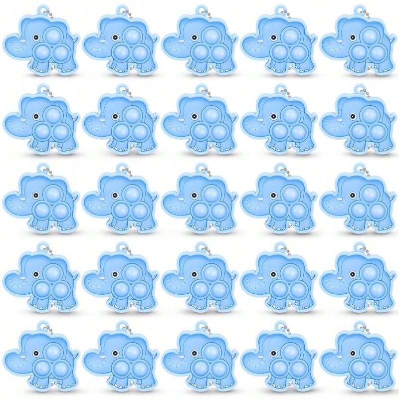 7Pcs Animal Sheep Cat Dogs Pop  Toys Push Bubble Poppers Sensory Stress Relief Toy Squeeze Toy Party Favors