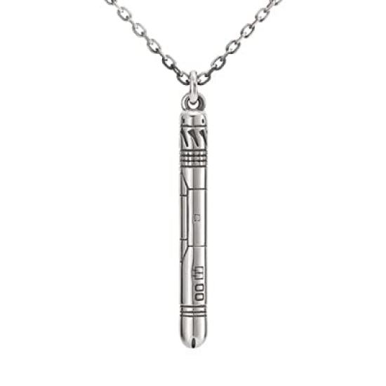 Evangelion Entry Plug and Gift U-Treasure "Unit-00" Necklace, Silver, Unisex, Women's Men's Accessories, Jewelry,