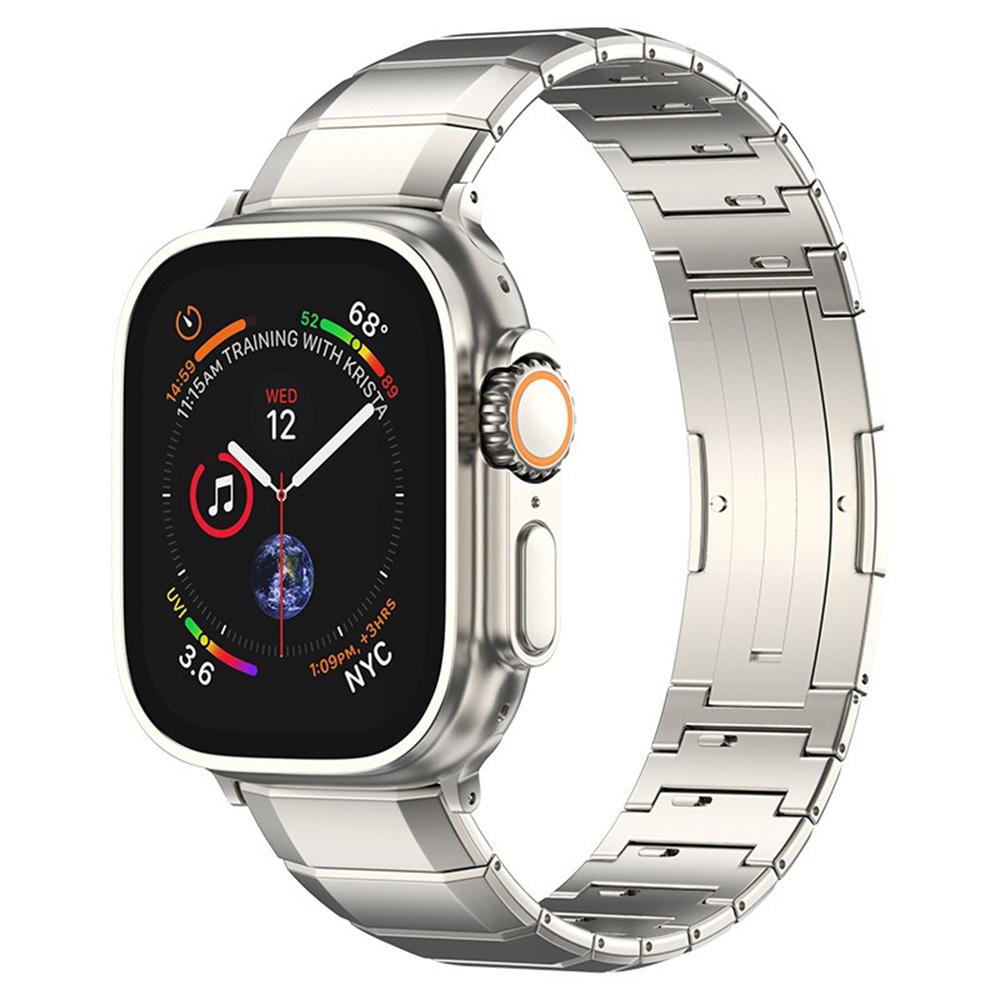 Pure Titanium Band for Apple Watch Ultra 2 49mm 10 9 8 7 45mm 41mm 42mm 46mm Luxury Metal Strap for Series 6 5 4 SE 44mm 38mm 40