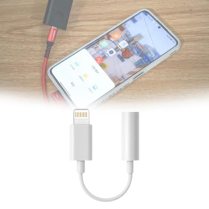 Lightning To 35mm Mobile Phone Headphone Jack Adapter Multi Functional Supplies