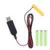 Battery Eliminator USB Power SupplyCable Replace 1.5V AAA Battery for Radio Electric Toy Clock LED Strip Lamp Calculator