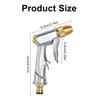 Heavy Duty Metal Garden Hose Nozzle 100% Heavy Duty Metal Water Gun Garden Hose Spray Gun Hose Spray Gun Metal for Car & Pet Washing, Plants Watering,