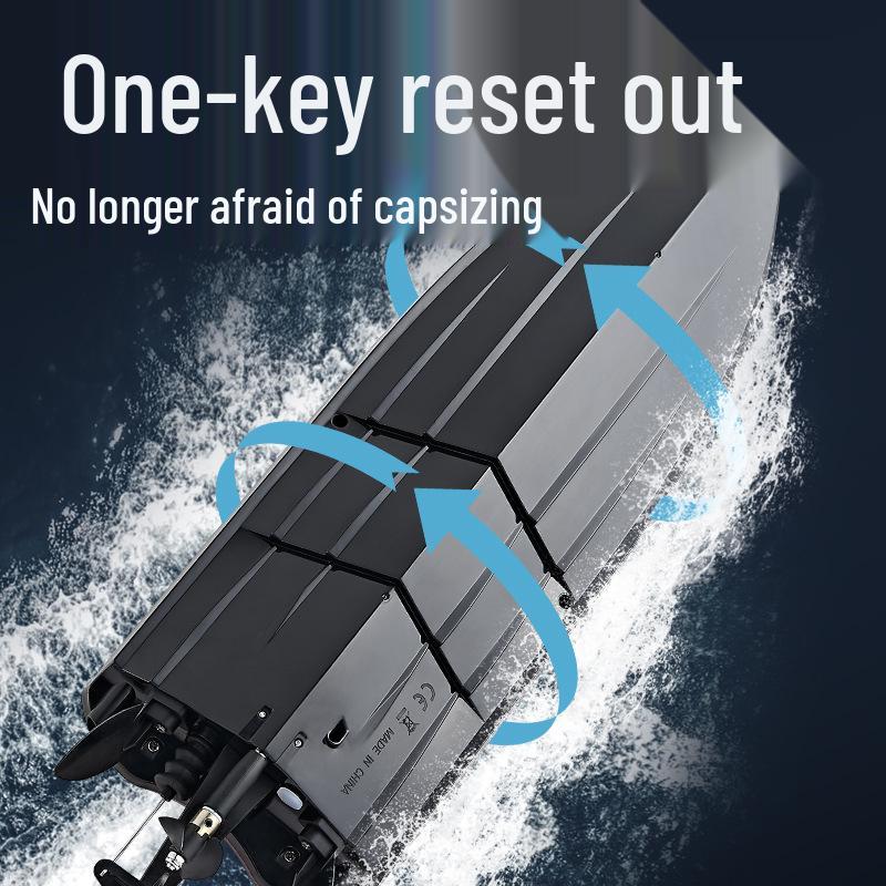 Barcă nouă de mare viteză cu telecomandă HJ818 pentru copii