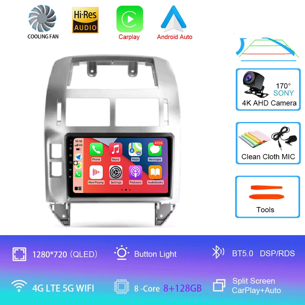 Android 14 For Volkswagen Polo Mk4 IV 4 2001 - 2009 Car Radio Video Player Navigation Stereo GPS No 2din 2 Din Dvd