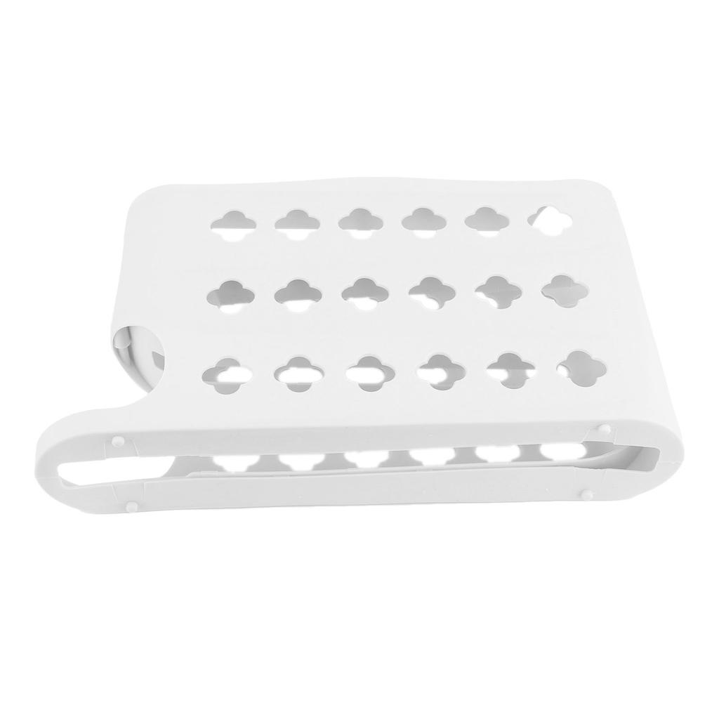 4 Tiers Egg Organizer 30 Eggs Large Capacity Space Saving Auto Rolling Fridge Egg Organizer for