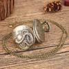 Pendant Animal Zodiac Pocket Watch Vintage Charm Unisex Fashion Quartz Pocket Watch Necklace