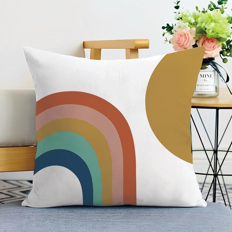 Morandi Farbabstimmung Druck Dekorative Kissenhülle Schlafzimmer Wohnzimmer Quadratische Kissenhülle