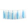 15-Piece Paper Tassel and PET Ribbon Set for Birthday Party Decorations