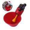 Chicken Bird Waterer Cup Poultry Drinking Bowl Automatic Filling 3 Inch Thread for Birds Ducks Rabbits Chicken