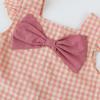 Summer Girls Plaid Camisole Dress Two Piece Set Trendy Toddler Baby Cool Outfit Fashion Children Clothing