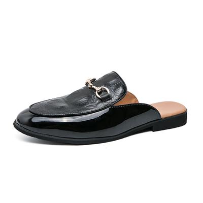 Sosire Nouă Modă Papuci Bărbați Design Mocasini din Piele Pantofi Casual Bărbați din Piele Split Papuci de Vară cu Talpă Joasă