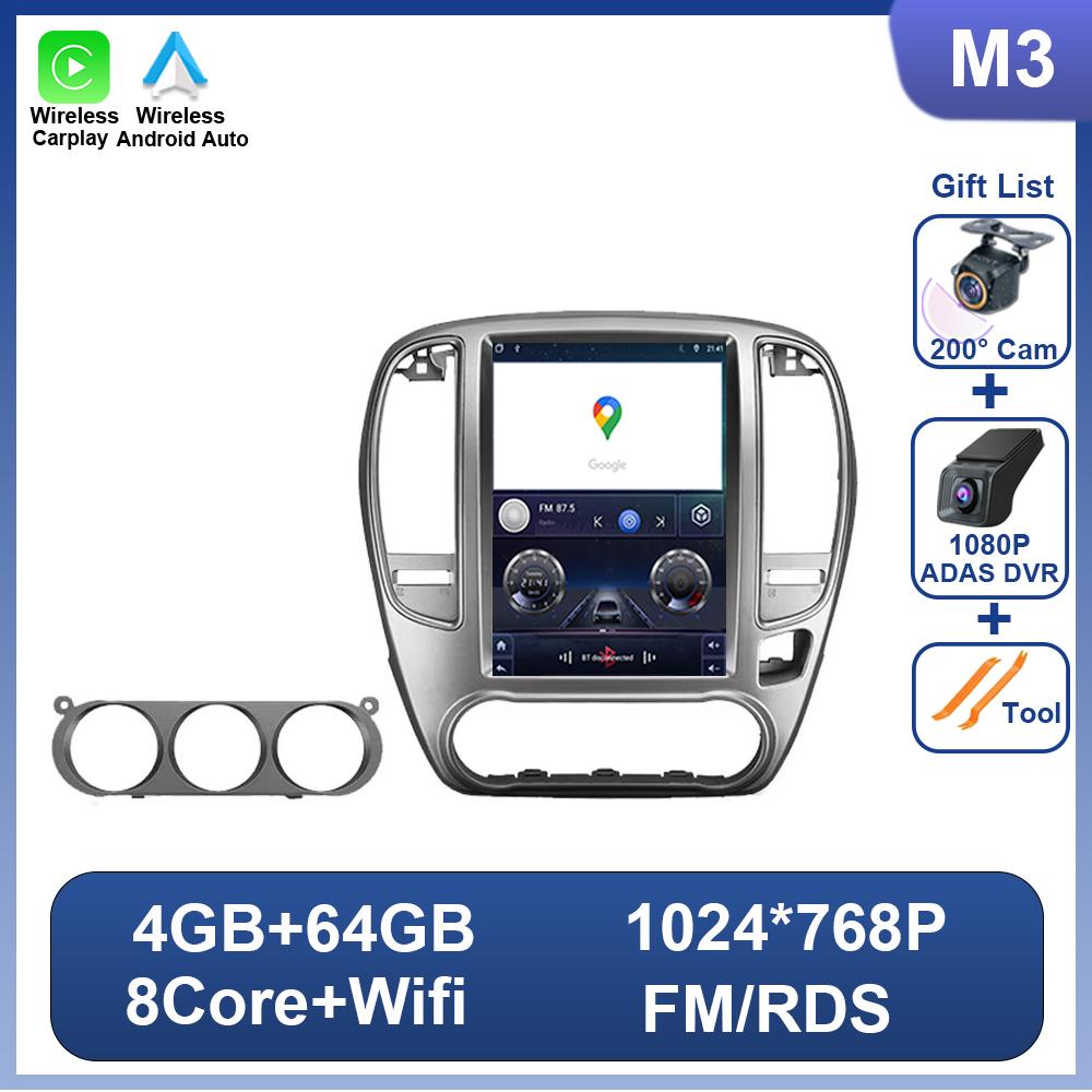 9.7 Inch Vertical Screen For Nissan Bluebird Sylphy G11 2005 - 2012 Car Radio Multimedia Player No 2 Din Autoradio Android 14