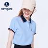 Damen Slim Fit Leichtes Polo-T-Shirt