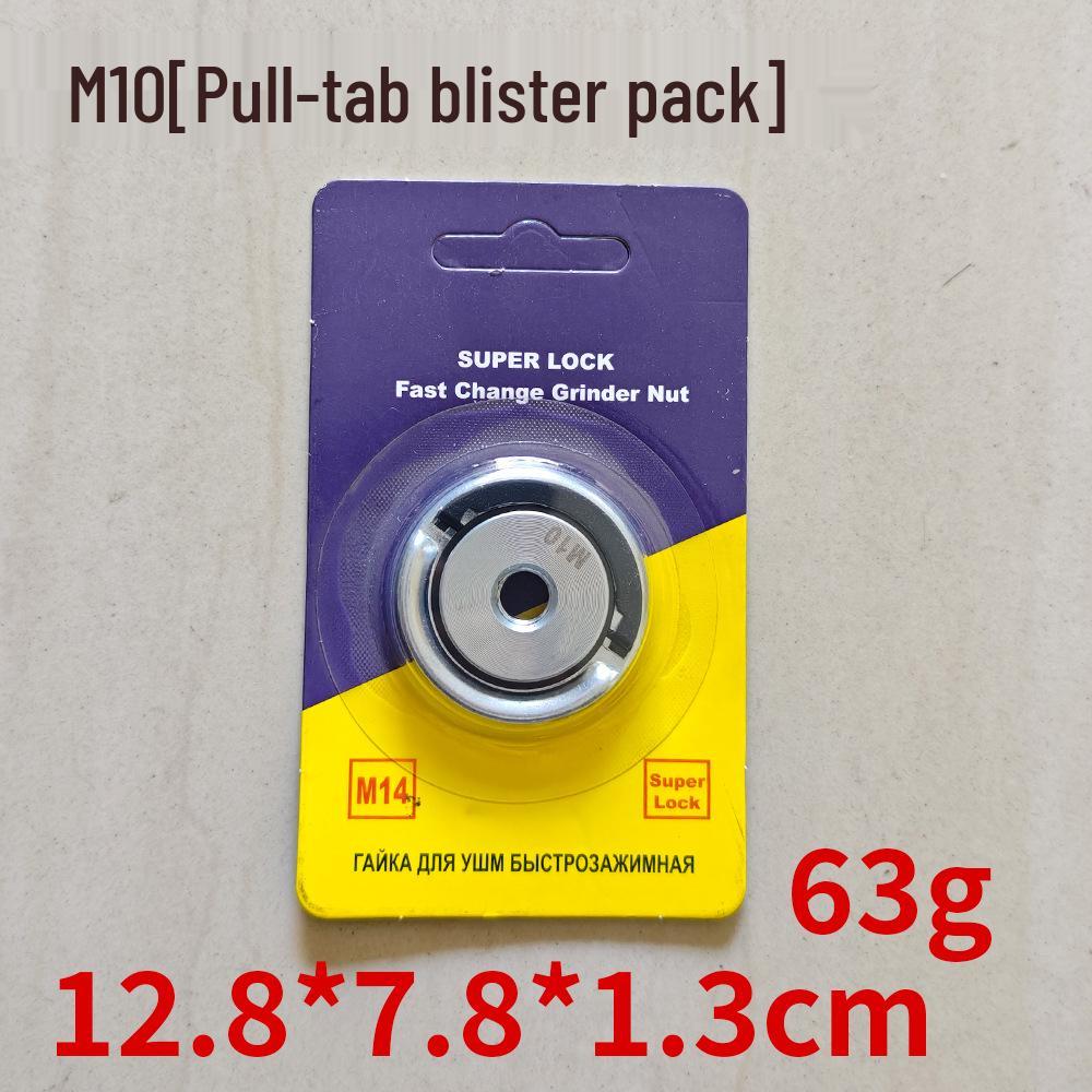 Portable M14/M10 Quick Clamping Angle Grinder Self-Locking Pressure Plate