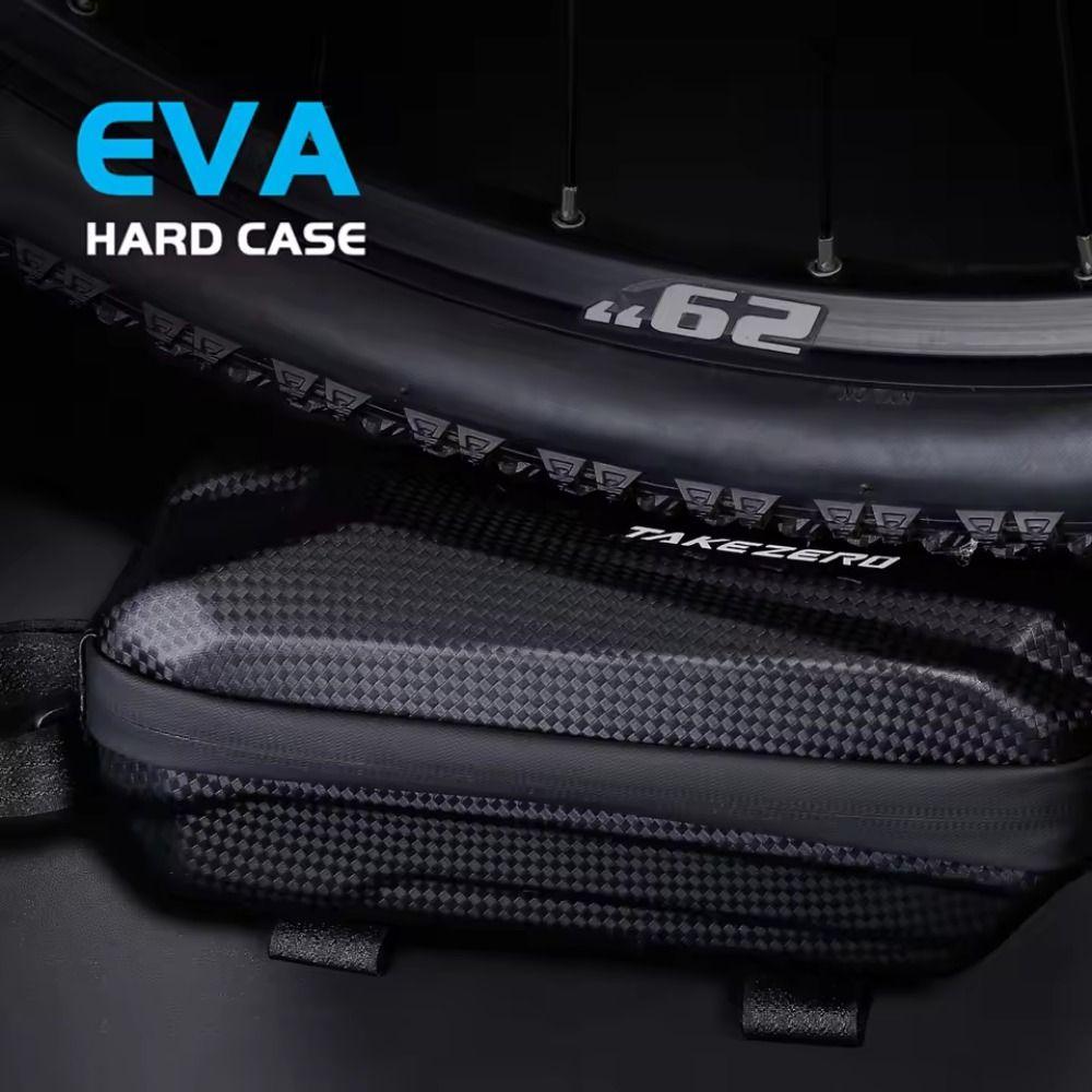 EVA Hard Shell Front Beam Bag Large Capacity Top Tube Phone Pouch MTB Road Bike Bag  Cycling