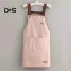 Cooking Apron Waterproof Wide Application with Pockets Oil Proof PVC Apron