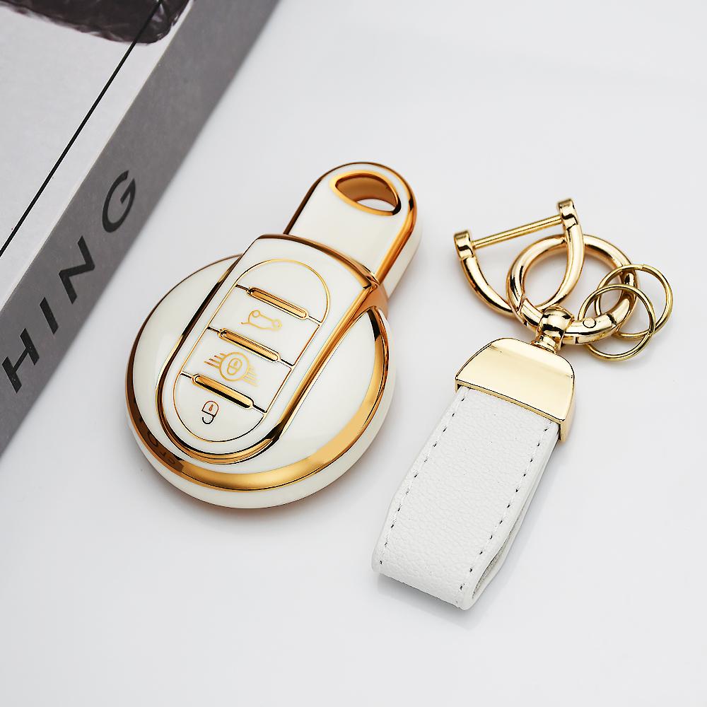 Fashion Tpu Car Key Case Cover For Bmw Mini Coopers One Jcw F56 F55 F54 F57 F60 R55 R56 R57 R58 R59 R60 S Roadster Accessories