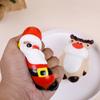 4 Stück Weihnachtsbaum Weihnachtsmann Rentier Schneemann Knetspielzeug Niedliche Cartoon Langsam Rückprallende Weiche Spielzeuge Stressabbau Spielzeug Weihnachten Geschenke