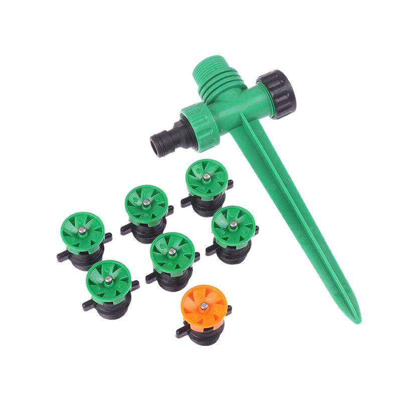 360 Degree Rotating Irrigation Nozzle Turning Sprinkler Garden Lawn Irrigation 1/2 Inch Male Thread Automatic Rotating Nozzle