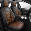 Universal All-Season Five-Seat Leather Car Seat Cover – Full Coverage, Wear-Resistant, Durable, No Removal Needed.