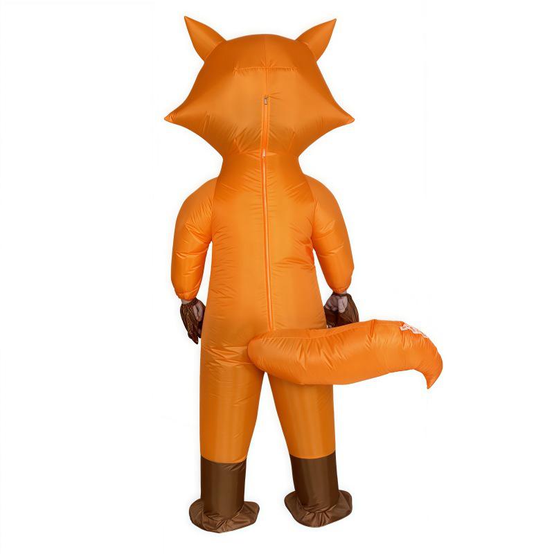 Cross-Border Halloween Fox Inflatable Costume: Cartoon Cosplay Animal Outfit for Festivals & Performances