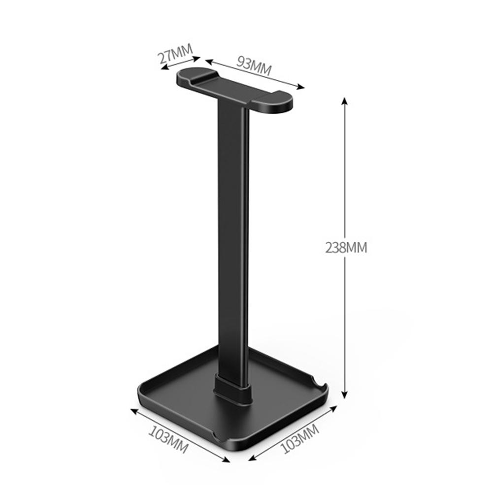 Universal Headphones Stand Holder Aluminuim Headset Holder Non-Slip Stand Holder Rack Support Over Ear PC Headsets Support Rack