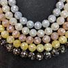 High-Luster Round Sea Shell Beads 8-14mm for DIY Jewelry Necklace Making