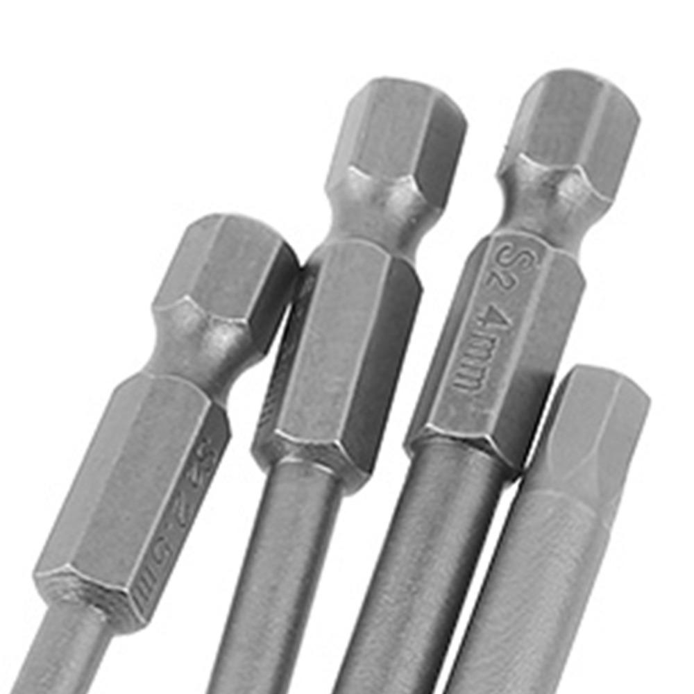 8 Pcs 1/4 Inch Hex Shank Metric Screwdriver Bits Hex Bit Power Bits Power Screwdriver Drill