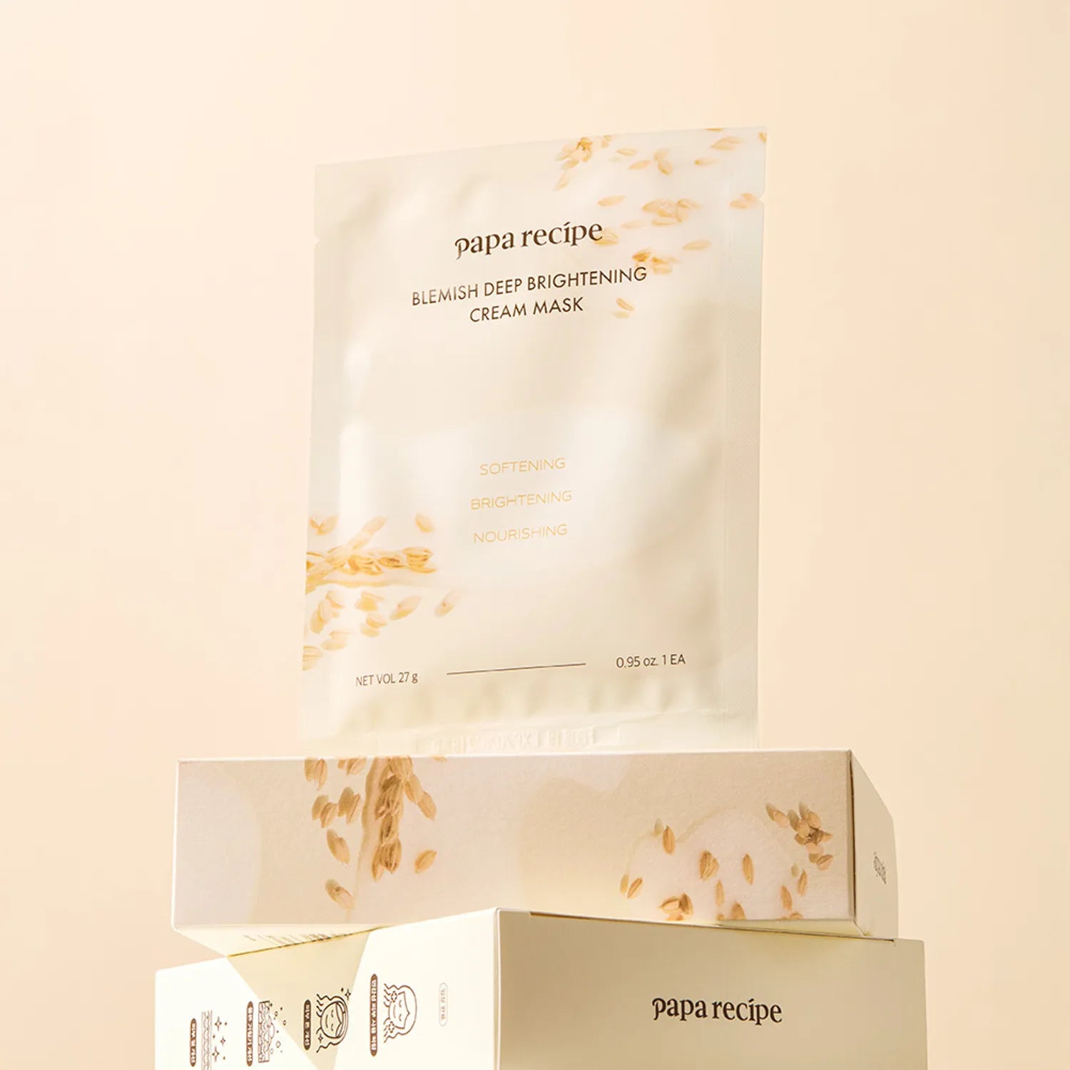 papa recipe Blemish Deep Brightening Cream Mask Sheet 10ea 10pcs