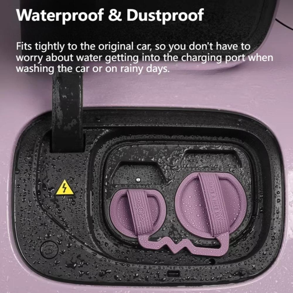 For Xiaomi YU7 Charging Port Waterproof Cover Silicone Integrated Dustproof Protector Car Accessories