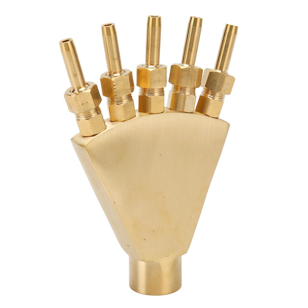 Adjustable Phoenix Tail Scattering Fountain Nozzle All Copper Phoenix Tail Fountain Nozzle