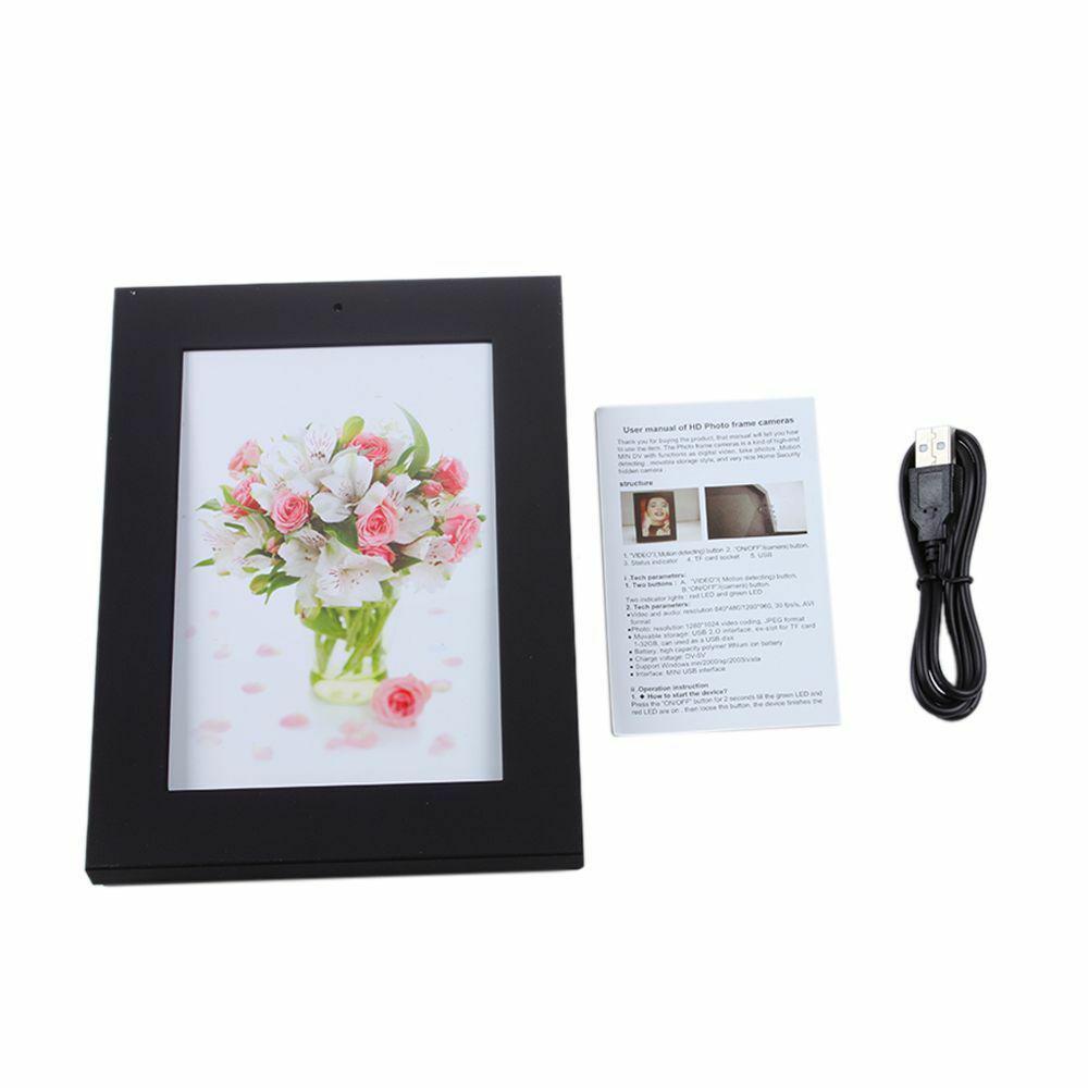 HD1080p Home Photo Frame Camera SPY Hidden Recorder Cam Nanny Picture