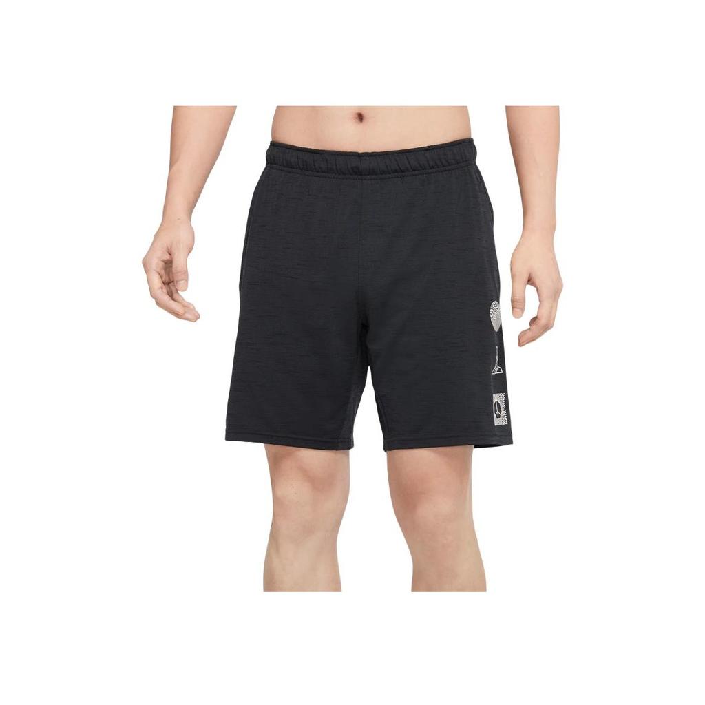 Nike Quick-Dry Solid Geometric Pattern Eco-Friendly Sports Shorts Men Bottoms Black DM8145-045