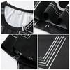 Men Ice Silk T-shirts Summer O-neck Short Sleeves Casual Shirts Oversized Geometric Graphic Print Tees Soft Breathable Cool Tops