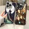 Mo Dao Zu Shi Anime Plating Phone Case For Iphone 16 17 Pro Max Air 16E 14 15 Plus 12 13 Mini Anti-Fall Airabag Cover