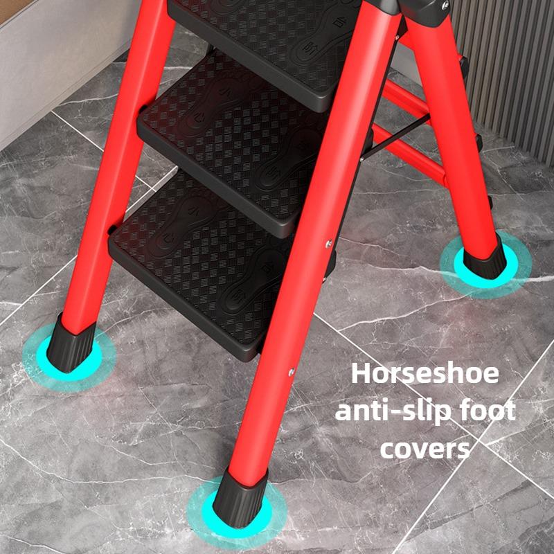 Household Folding Ladder Portable Multi-purpose Ladder 3/4/5 Steps Heavy Duty Flowers Racks Herringbone Ladders Staircase Step